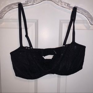 Adore Me Black Lace Bra